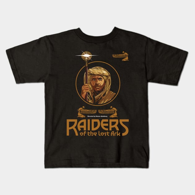 Raiders of the Lost Ark Kids T-Shirt by wearableitems